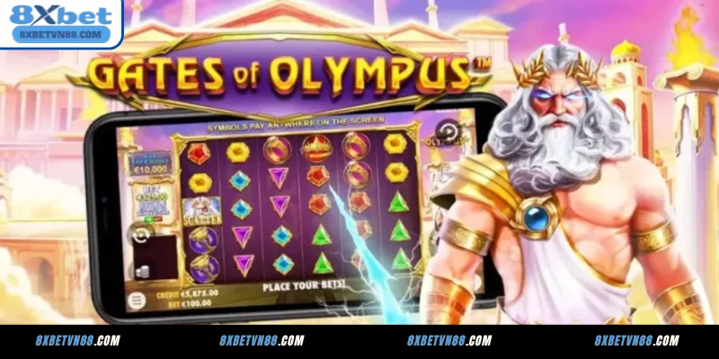 Hướng dẫn cách chơi slot Gate of Olympus tại 8XBET